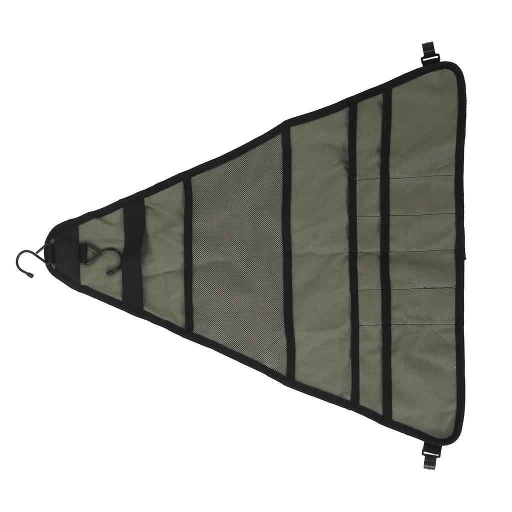 Geschirr Aufbewahrungstasche Faltbar Verstellbar Mehrere Taschen Bestecktasche für Rucksacktouren BBQ Camping Wandern