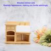 1:12     Accessory  ature Furniture   Kitchen Sink Wooden Wash Basin