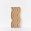Wooden Plate Wooden Tray Modern Style Wavy Design Tea Tray High-end Quality Simple Design Snack Dish Home Decoration
