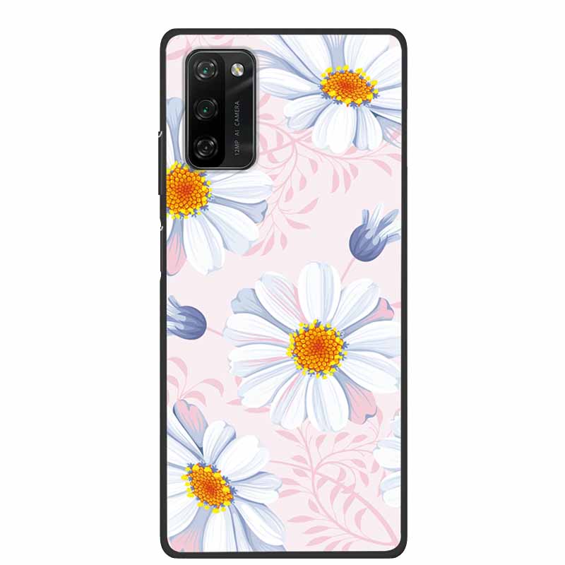 Soft Space Cover for Blackview A100 Case Flower TPU Cat Silicone Phone Cases for BlackviewA100 Cover Shockproof Cute Shell