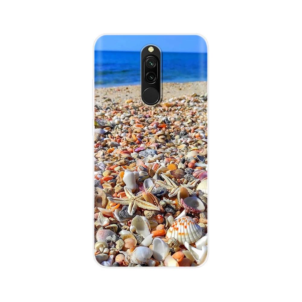 For Redmi 8 8A Pro Case TPU Silicone Shockproof Cat Phone Cover For Redmi 8 8A 7 7A redmi7 Transparent Funda Printing Soft Coque