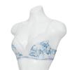 Blue Floral No Wire + Panty Set Lbu Gdwbr312 Bp312 