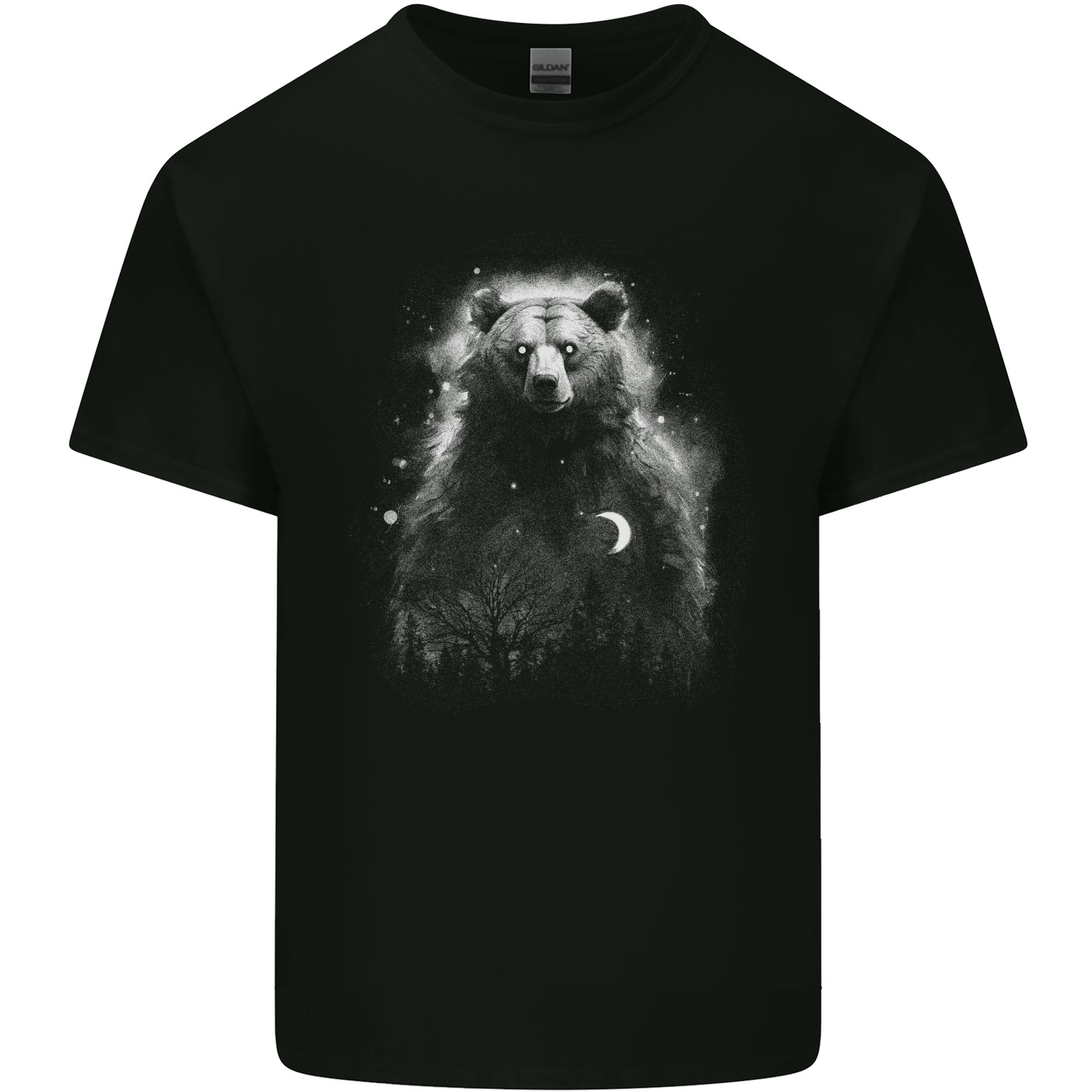 Mystical Grizzly Bear Unisexs Light Cotton TShirt S