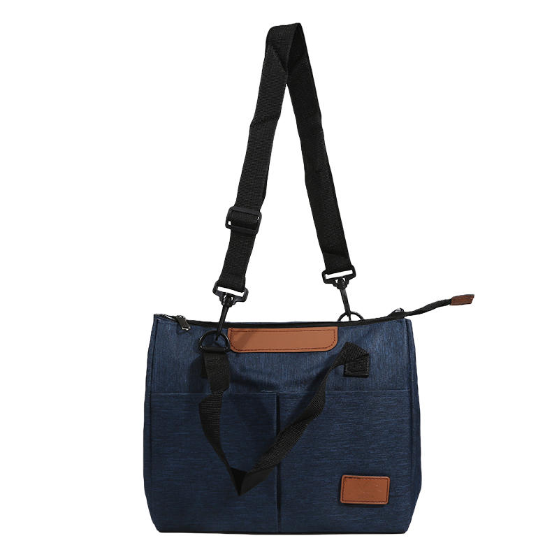 Portable Triangular Lunch Food Box Bag Insulated Bag Outdoor Travel Crossbody Bag Waterproof Cooler Ice Insulated Case Oxford Dinner Handbag