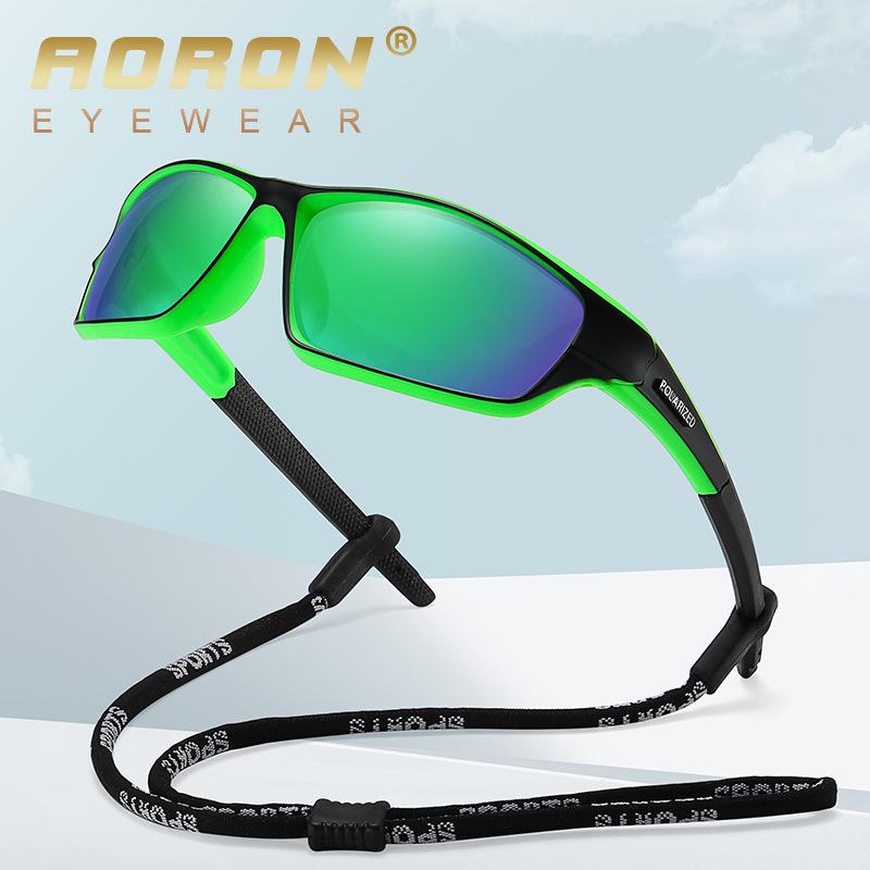Fashionable Polarized Windproof Cycling Sunglasses for Men - Colorful Outdoor Sports Eyewear
