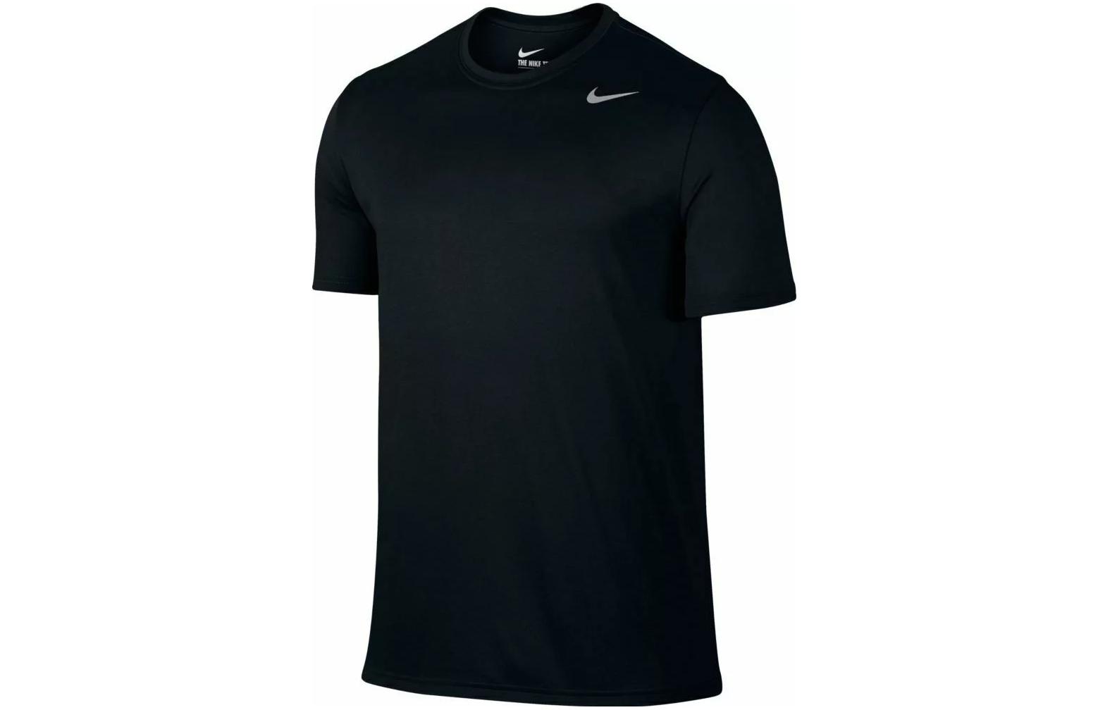 Nike T Shirts Men s Black Crew Neck Moderate 718833-010 S