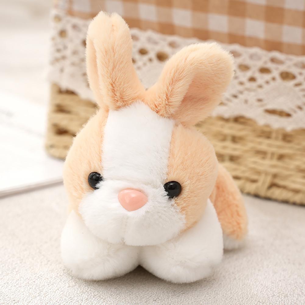 Cute Rabbit Plush Toys Bunny Stuffed Toys Bag Pendant Kids Girls Toy Birthday Gifts Mini Animal Plush Doll Keychain Key Ring