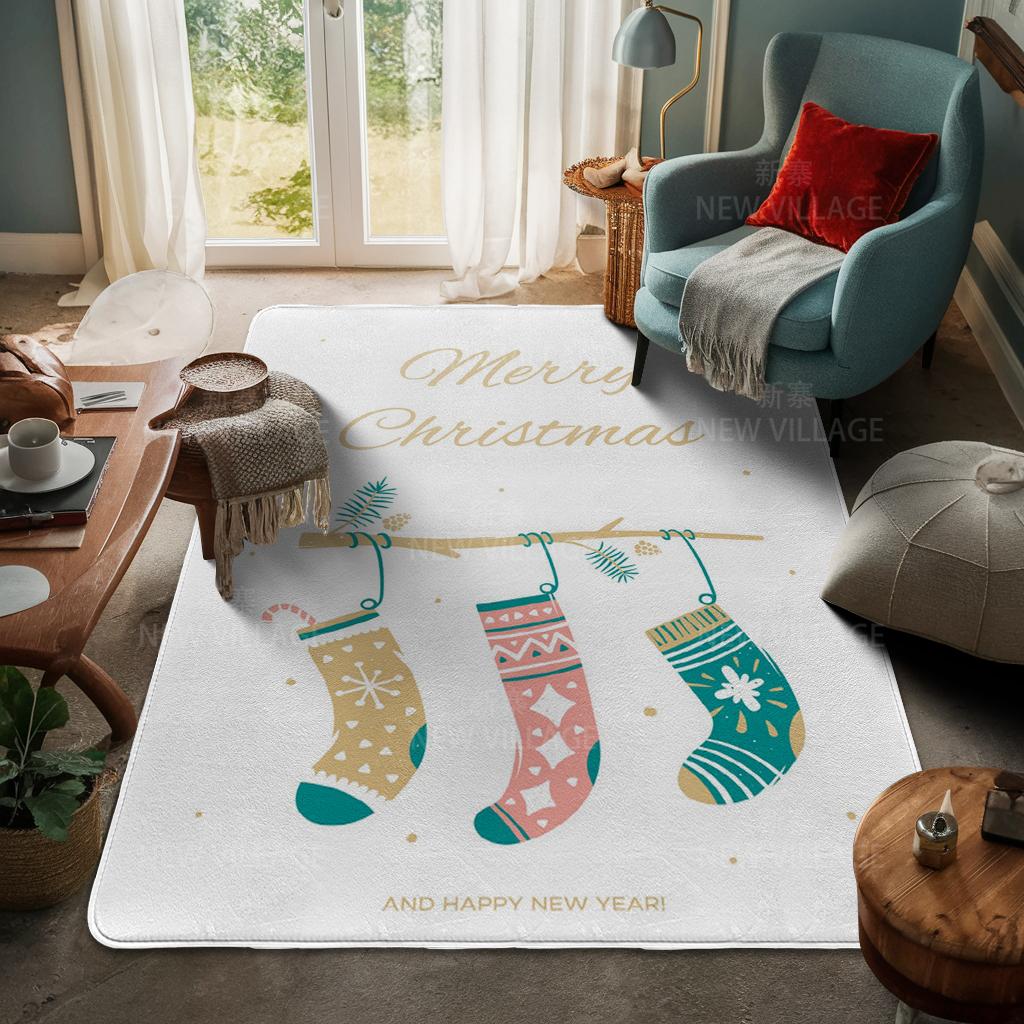 Koberec ke vchodu do domu Rohožka ke dveřím do domu Obývací pokoj Vana Koupelna Protiskluzové koberce s absorpcí vody vana Veselé Vánoce zima