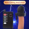 Elektrický šok Glans Vibrátor pro muže Masturbátor Dildo Vibrátor Penis Trenažér Delay Trenér Sexuální hračky pro dospělé