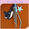 Whale Keychain Leather Bag Charm With Cartoon Ocean Animal Design For Spring 2025