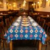 Tavola da Pranzo Casa Cucina Festa Decorazione Tocco Morbido Lavabile Pratica Rettangolare Cotone Lino Tovaglia
