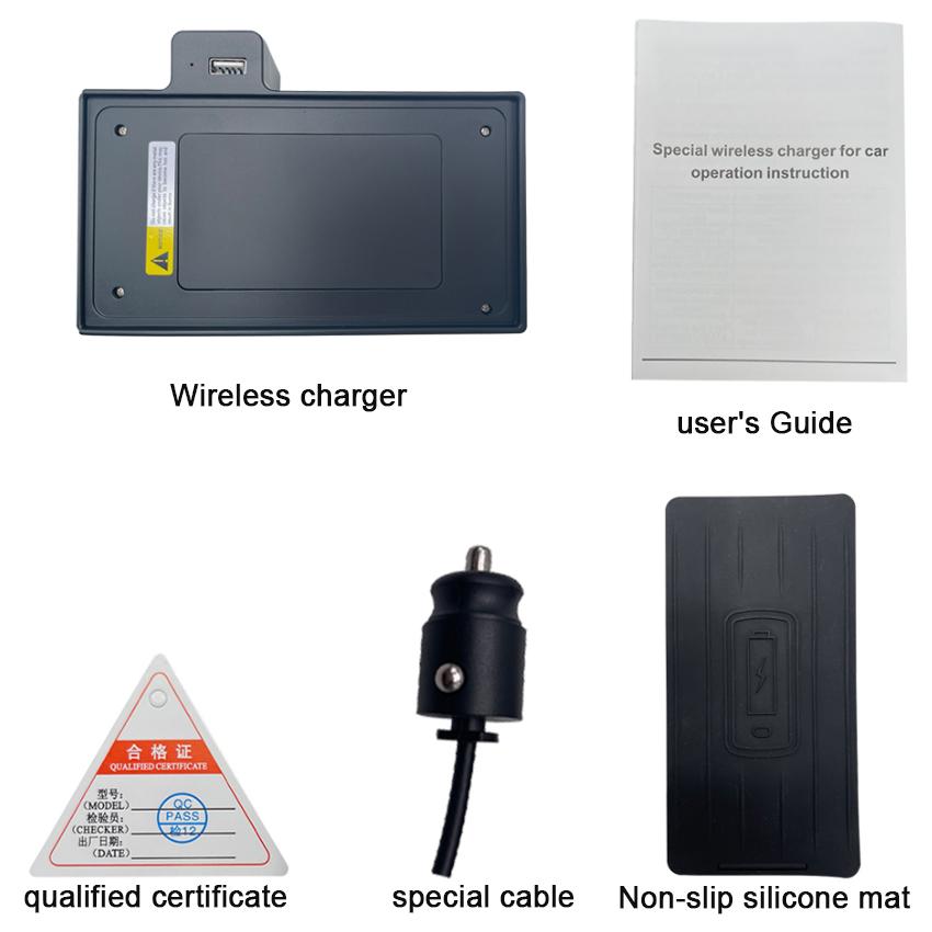 

Автомобильное беспроводное зарядное устройство для BMW X5 X6 F15 F16 2013–2017–2018 гг. Специальный держатель для мобильного телефона Аксессуары для крепления прикуривателя