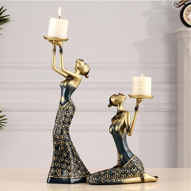 Little Fairy Candlestick Ornament, Romantic Candlelight Accessory, Can Be Simply Used As A Decorative Ornament