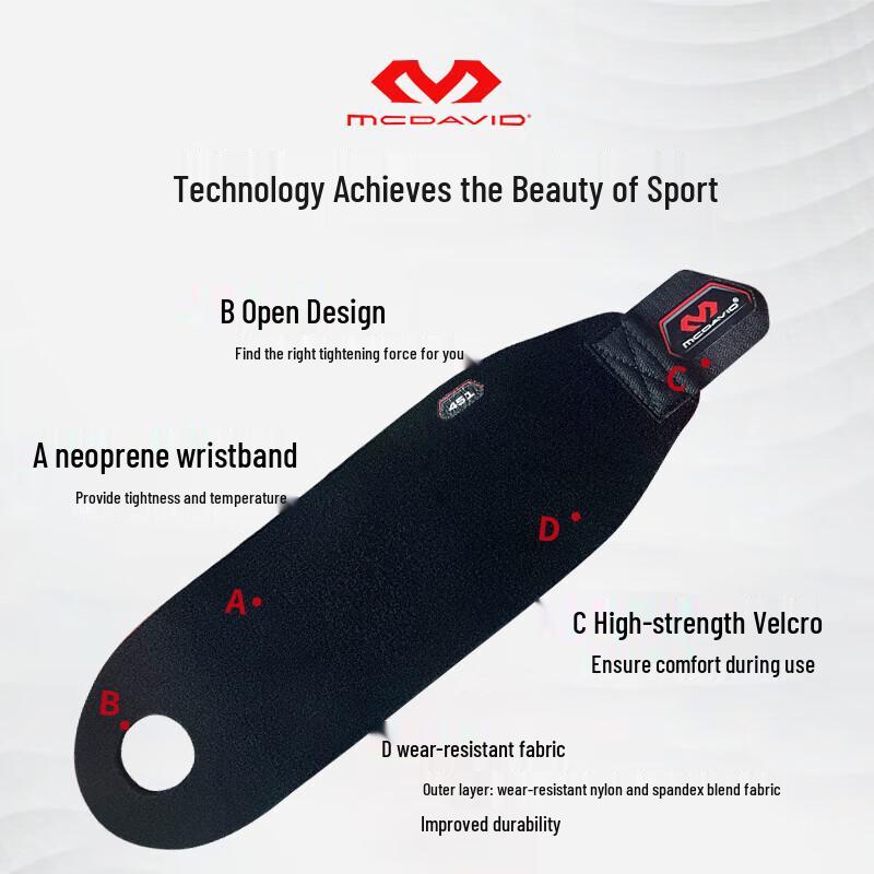 McDavid Lightweight Adjustable Tendonitis Wrist Brace