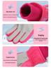 New Windproof Girls' Ski & Cycling Gloves: Warm, Waterproof, Anti-slip, Cute Cartoon Design for Kids & Babies