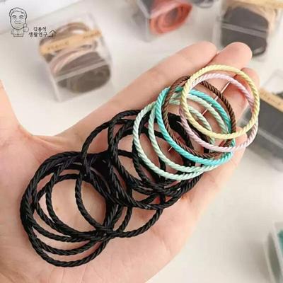 Attaches pour cheveux quotidiennes 100 pièces incluses Attaches pour cheveux Bande élastique solide