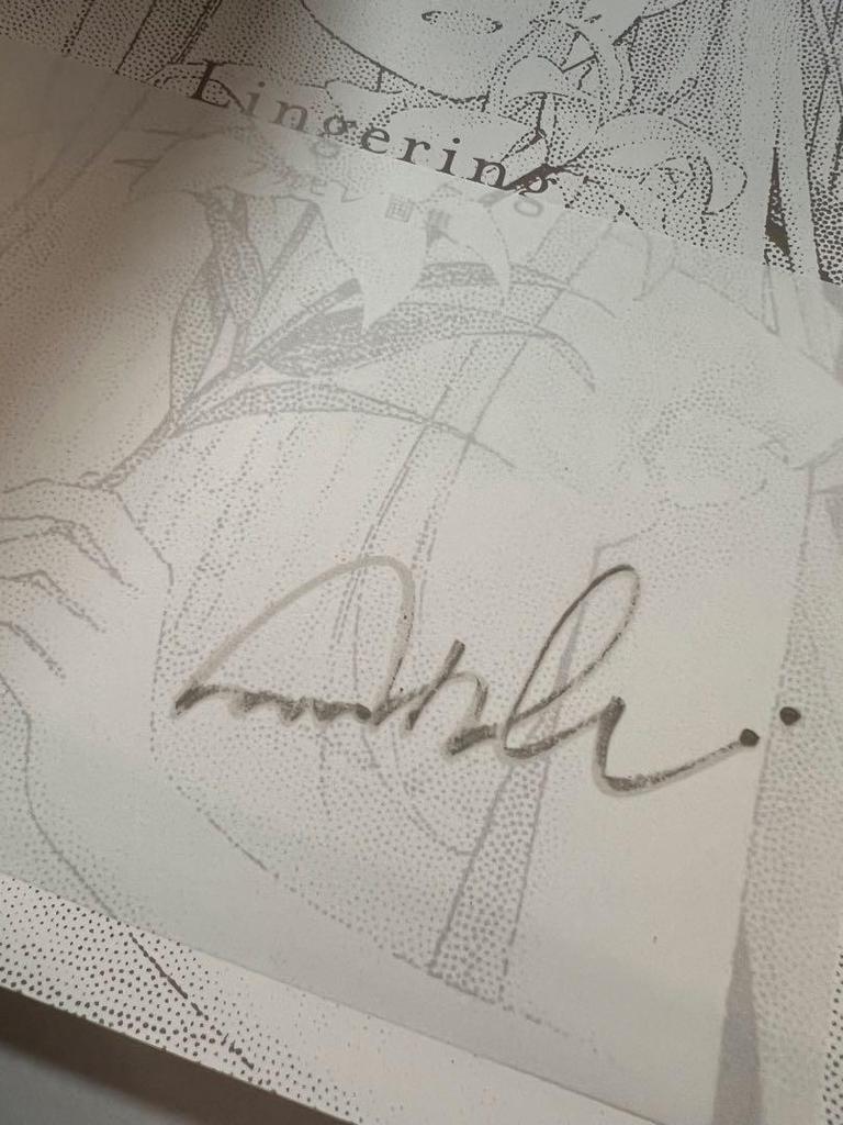 [USED] Autographed Shark Fin Art Book Lingering Inugami Korone Yurihime