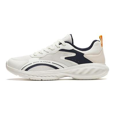 Lightweight Abrasion Resistant Low Top Running Shoes Men's White Black 912415525-1