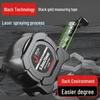 High-Precision Fluorescent Self-Locking Steel Tape Measure – 5m, 7.5m, 10m, Thickened & Wear-Resistant