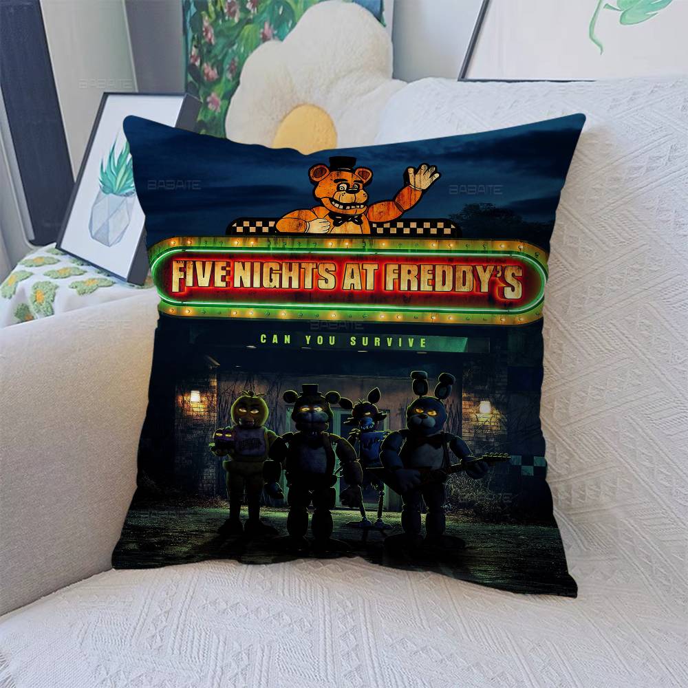 FNAF Five-nights-At-Freddy Cuscino Regalo Decorazione Casa Ufficio Cuscino Camera da Letto Divano Auto CopricuscinoFedera