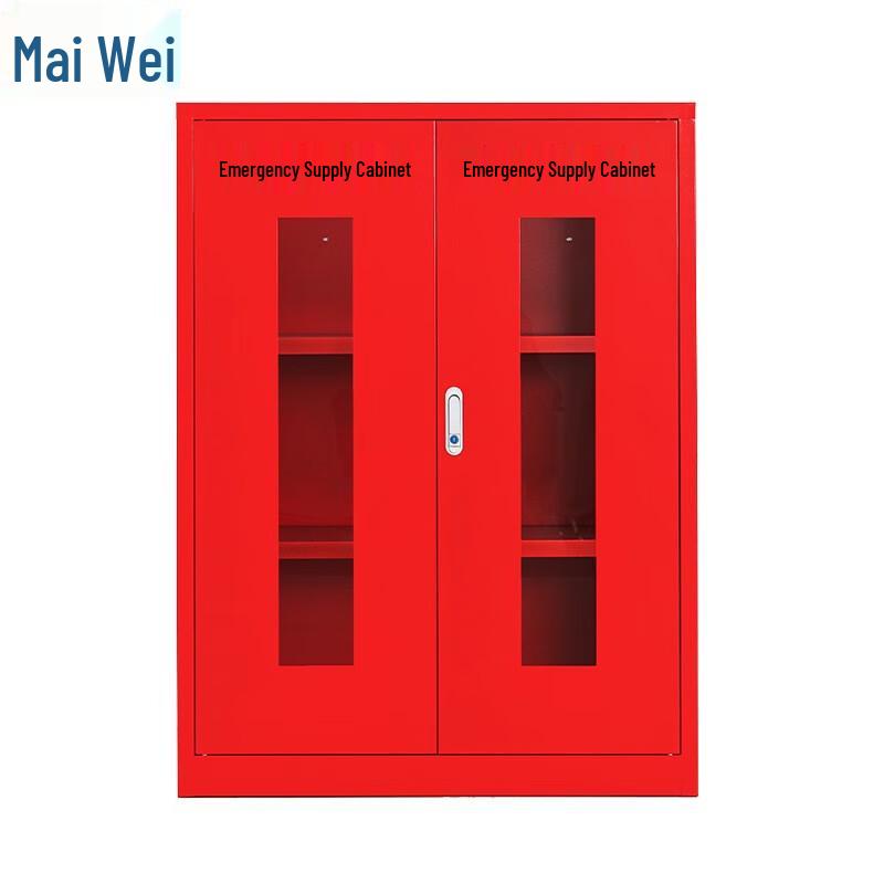 Double Glass Door Emergency Storage Cabinet