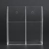Acrylic Remote Control Holder Wall Mount Clear Remote Control Box MultiPurpose Universal Remote Control Organizer