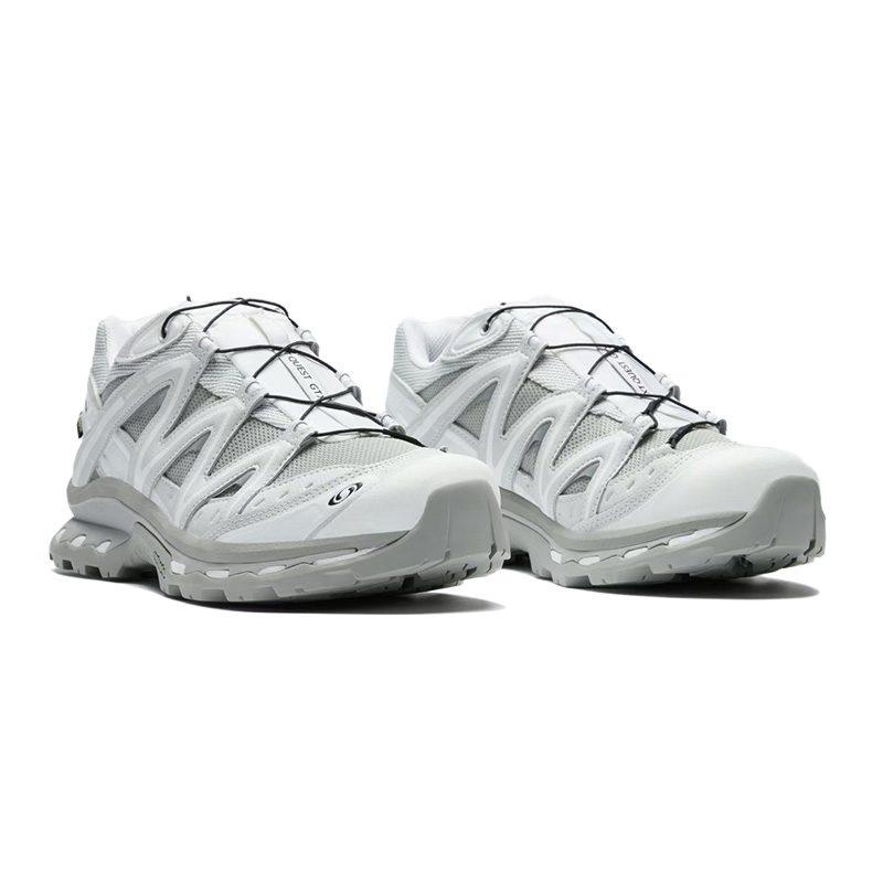 SALOMON XT Quest Abrasion Resistant Waterproof And Breathable Thermal Low Top Hiking Shoes Unisex Gray White L47429600