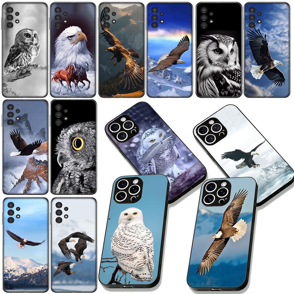 Owl Bird Bald Eagle Protective Cover for Motorola Moto Edge 50 30 Fusion 40 NEO Ultra Pro G22 G23 G20 G35 G84 G13 G53 Phone Case