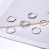 Wind Simple Plain Ring, Personalized And Creative Cold Wind 6-Piece Ring Ring Ring