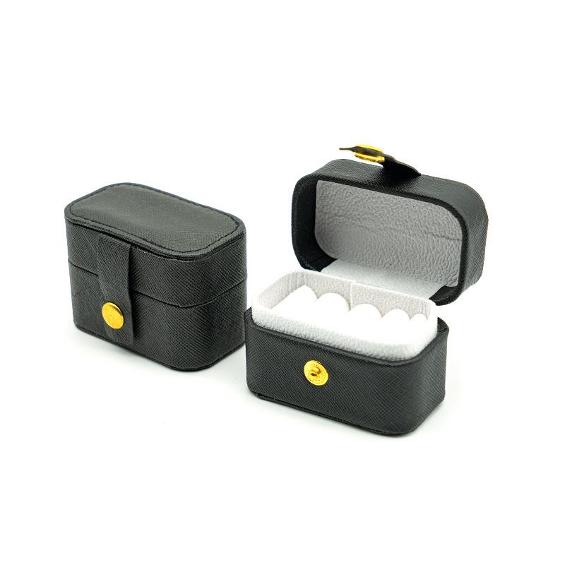 

Минималистичная дорожная шкатулка для серег - Портативный органайзер для хранения пусетов и подарочная коробка 13*12*3.5 cm