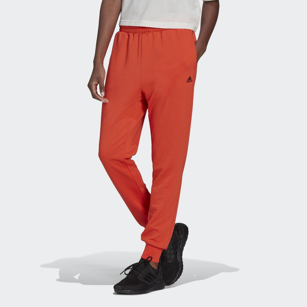 Adidas Solid Color Sports Pants Women Bottoms Orange H67194
