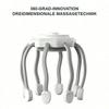 Head Massager Hair Scalp Massager Head Scratcher Gift 8 Vibration Contacts 360 Degree 3 Modes Scalp Massage Claws For Deep Sleep