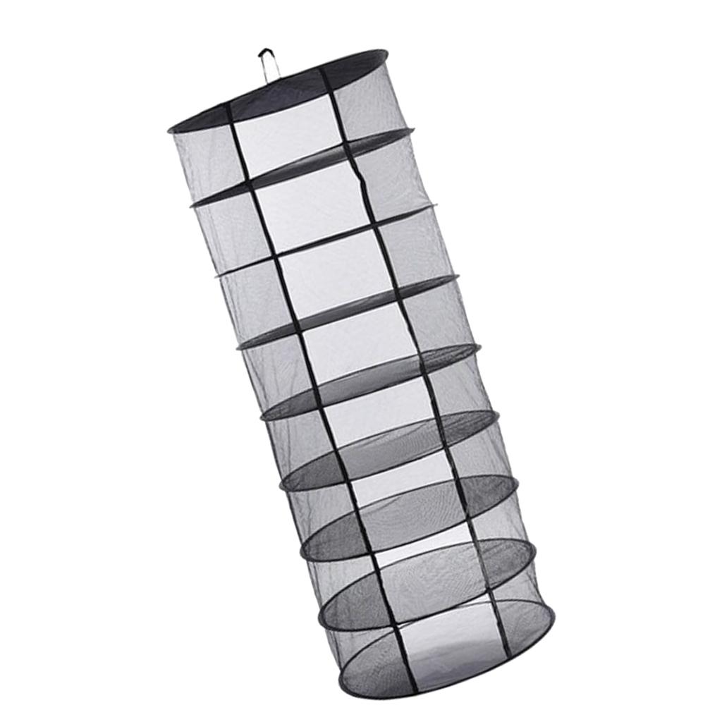 Durable Plastic Herb Drying Net Foldable Mesh Tray Rack for Outdoor Garden Drying Tent Use