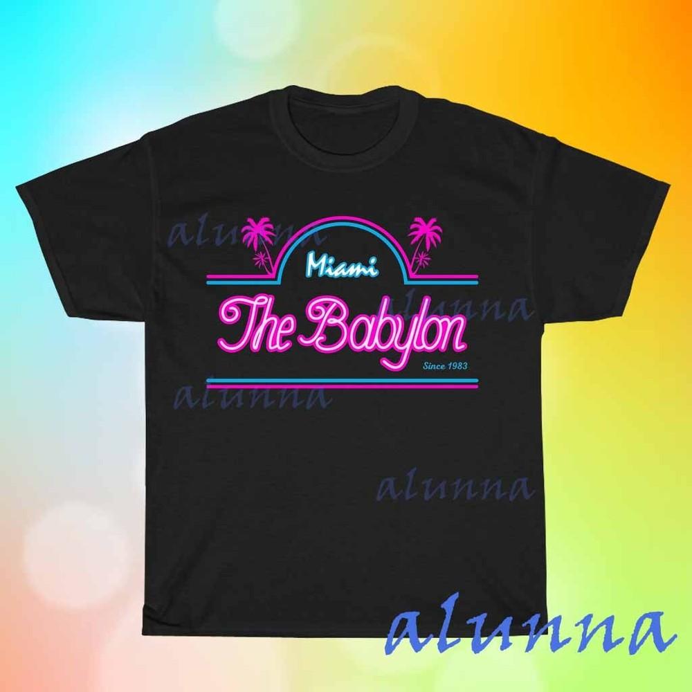 

New Scarface The Babylon Miami Men s Black T-shirt Funny Size S to 5XL 4XL