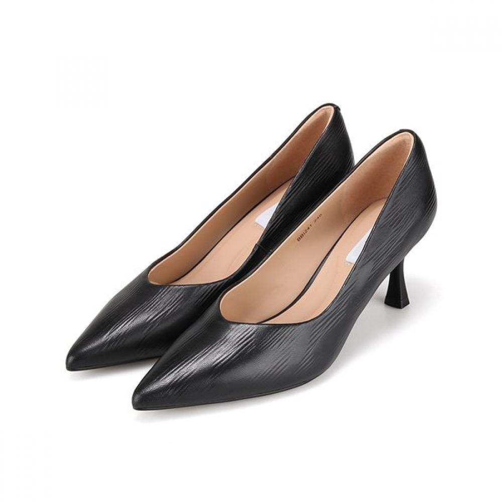 Barbara Leather BaSic CaSual Women S pumpS Bbi241bk 250mm