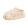 Fashion Women Flats Slippers Crystal Platform Suede Mules Shoes Fur Shoes 2025 Casual New Winter Warm Cozy Woman Flip Flops Trend Slides