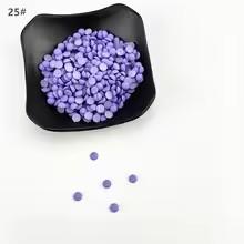 6-12mm Semi Circular Acrylic Flatback Plastic Beads Matte Multi-color Customizable Color Clothing Accessories Beads