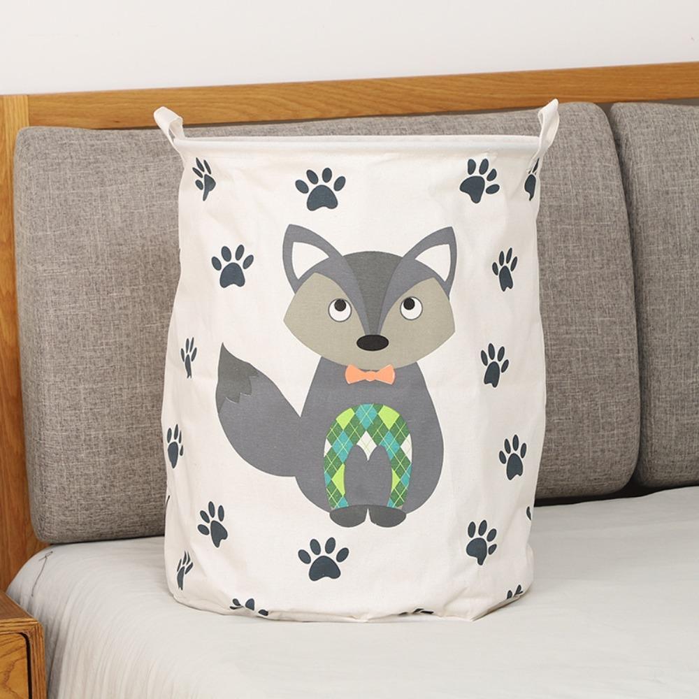 Large Organizer Basket With Handle Toys Basket New Canvas Barrel Basket Laundry