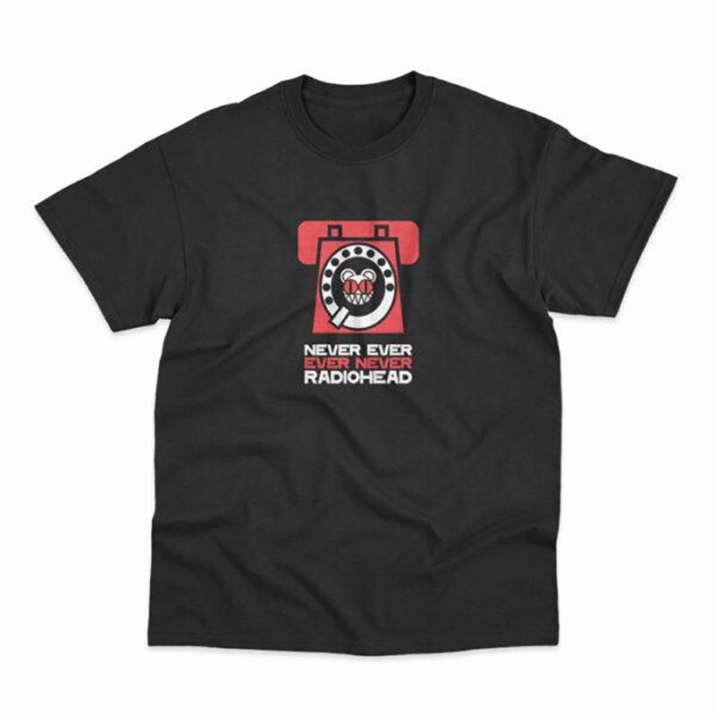 OK Computer Album Radiohead Radiohead Rock Punk Vintage Loose Unisex s Women Short Sleeve T-Shirt Vintage T Shirt S