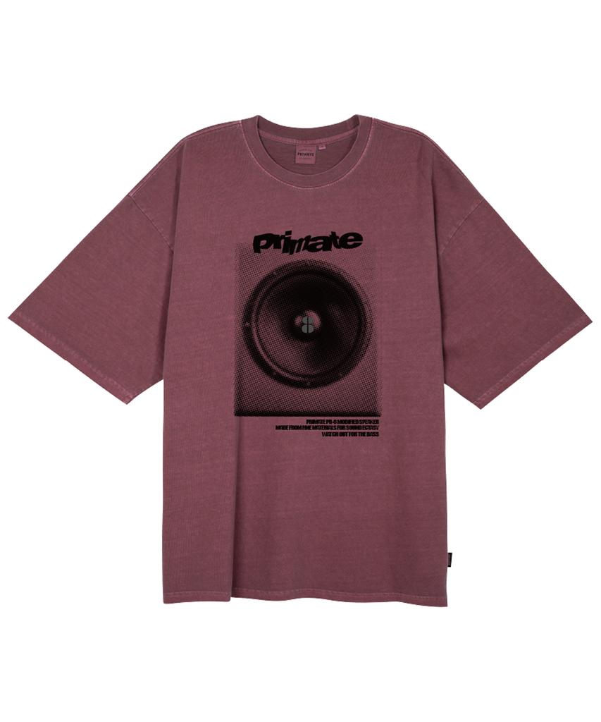 PRIMATE Sound Oversized Pigment Short Sleeve T-Shirt 4 Colors
