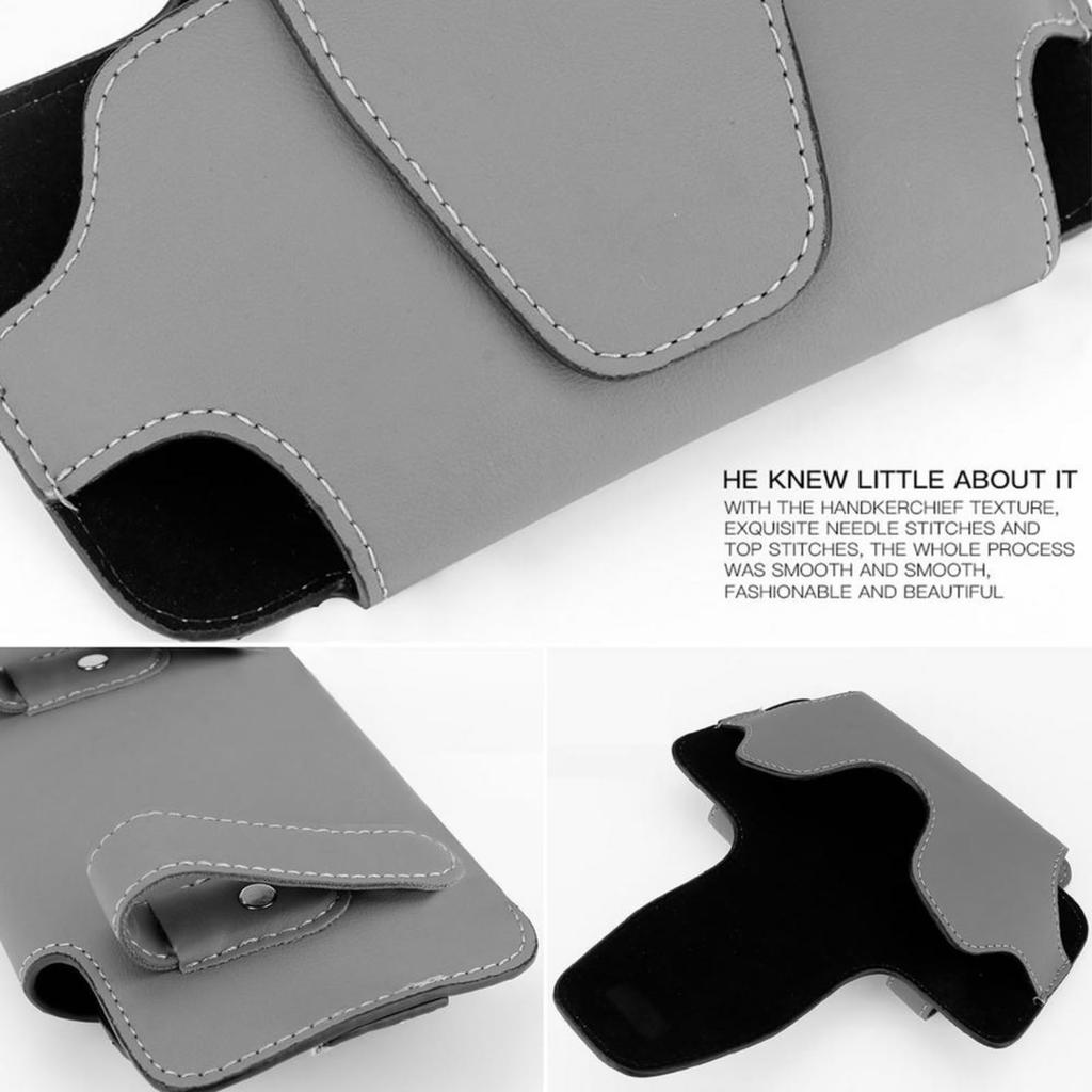 Sun Visor Storage Compatible with Glasses and PU Slim Design for Car Organization Clip-on Holder, Smartphones, Leather, (Black)