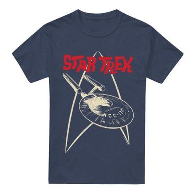 STAR TREK Unisex Adult Ship Symbol T-Shirt