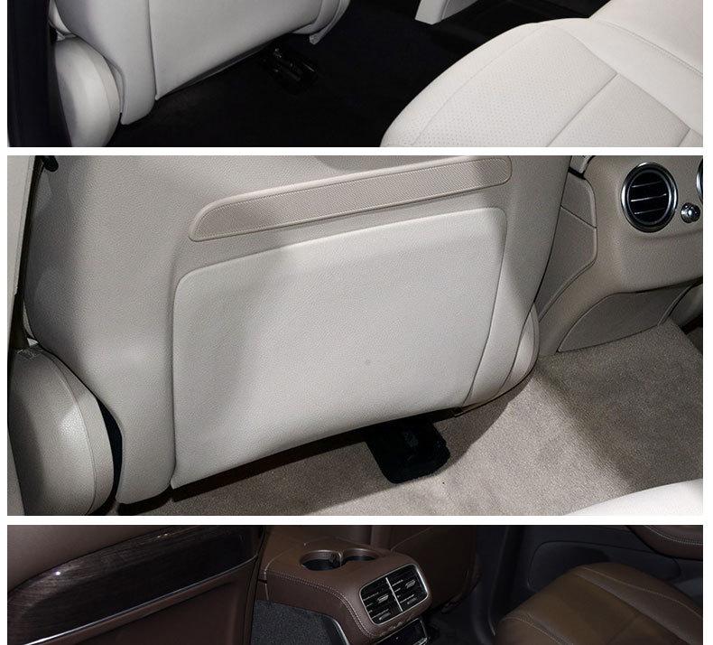 Mercedes-Benz E, C, GLC, and CLS-Class Seat Back Storage Organizer Clip W205 Rear Cover Plate.