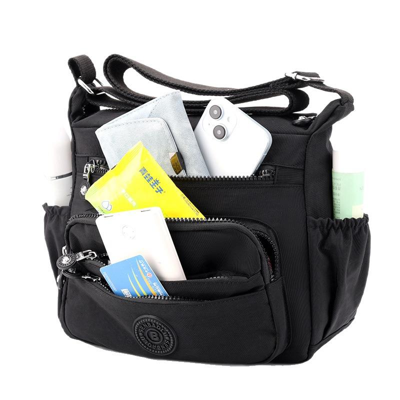 Nylon Cloth Women's Bag Shoulder Messenger Bag Mother Bag Multi-compartment Oxford Cloth Anti-splashing Women's Bag Casual Canvas Bag