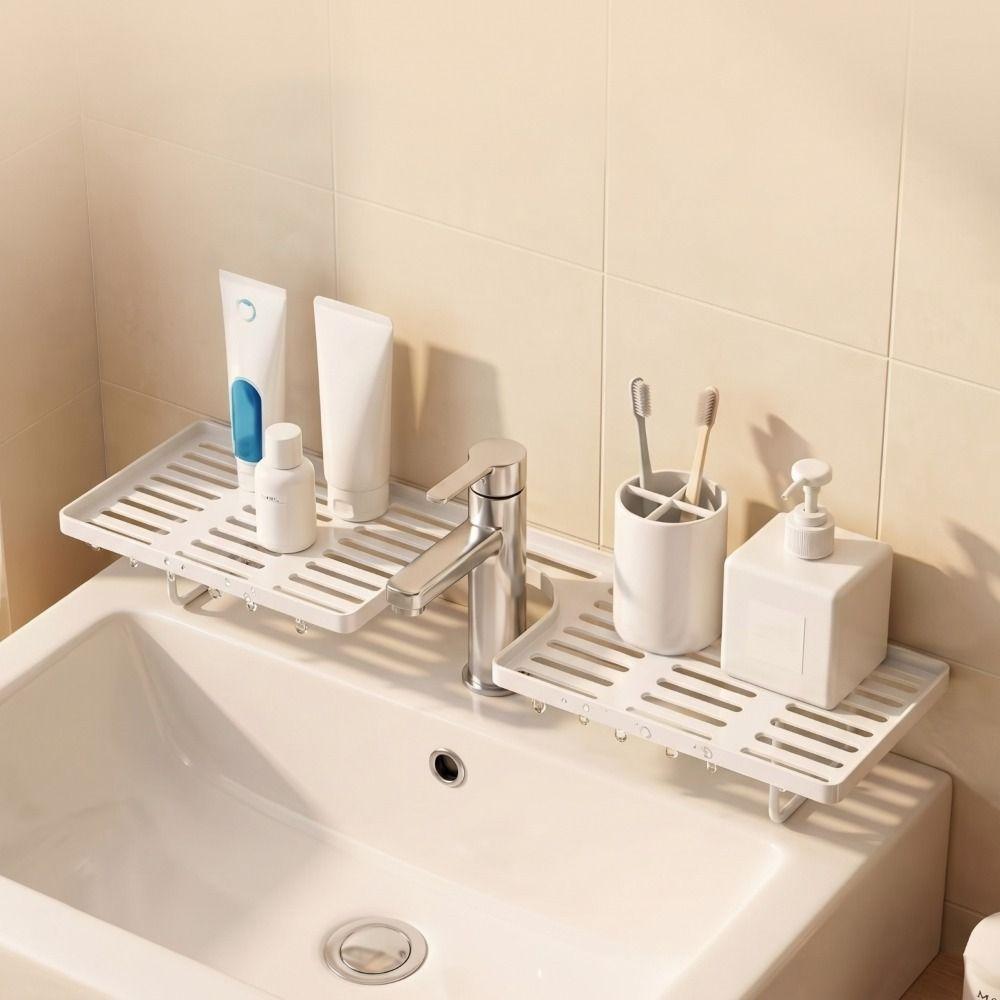 Water Drainage Faucet Storage Shelf Universal Counter Organizer Universal Sink Shelf Box Household