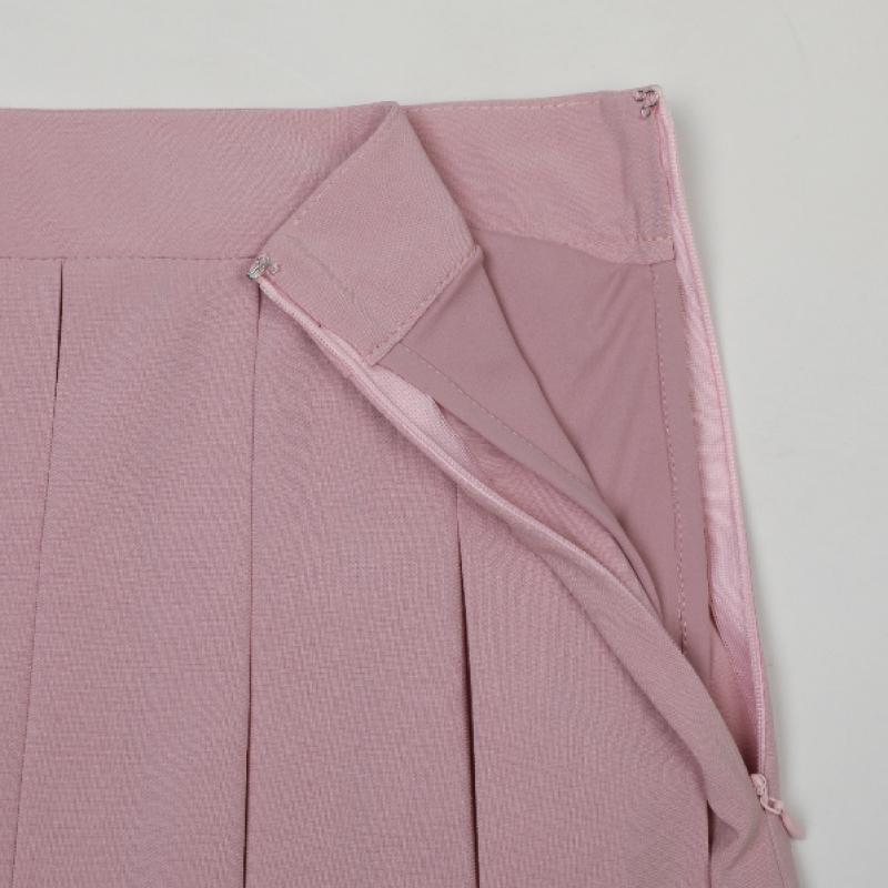 Playboo Airy Inverted Pleats Skirt W Inner Pants