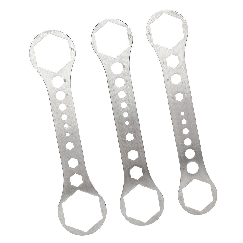 Front Fork Wrench Stainless Steel  Pneumatic Fork Cover Removal Tool for Mountain