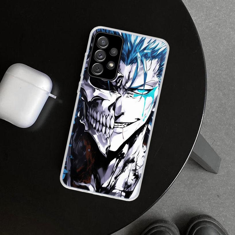 Grimmjow 6 Bleach Phone Case Cover for Samsung Galaxy A12 A22 A32 A52 A72 A02S A51 A50S A31 A20S A10S Note 20 Ultra 10 Plus Gala