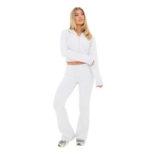 I Saw It First Womens/Ladies Logo Flared Jogging Bottoms
