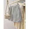 Koreanischer Stil Gestreifte Damen Sommer-Pyjamahose, Schlankmachend, Locker, Outdoor, Lässig, Vielseitig, Haus- und Laufshorts